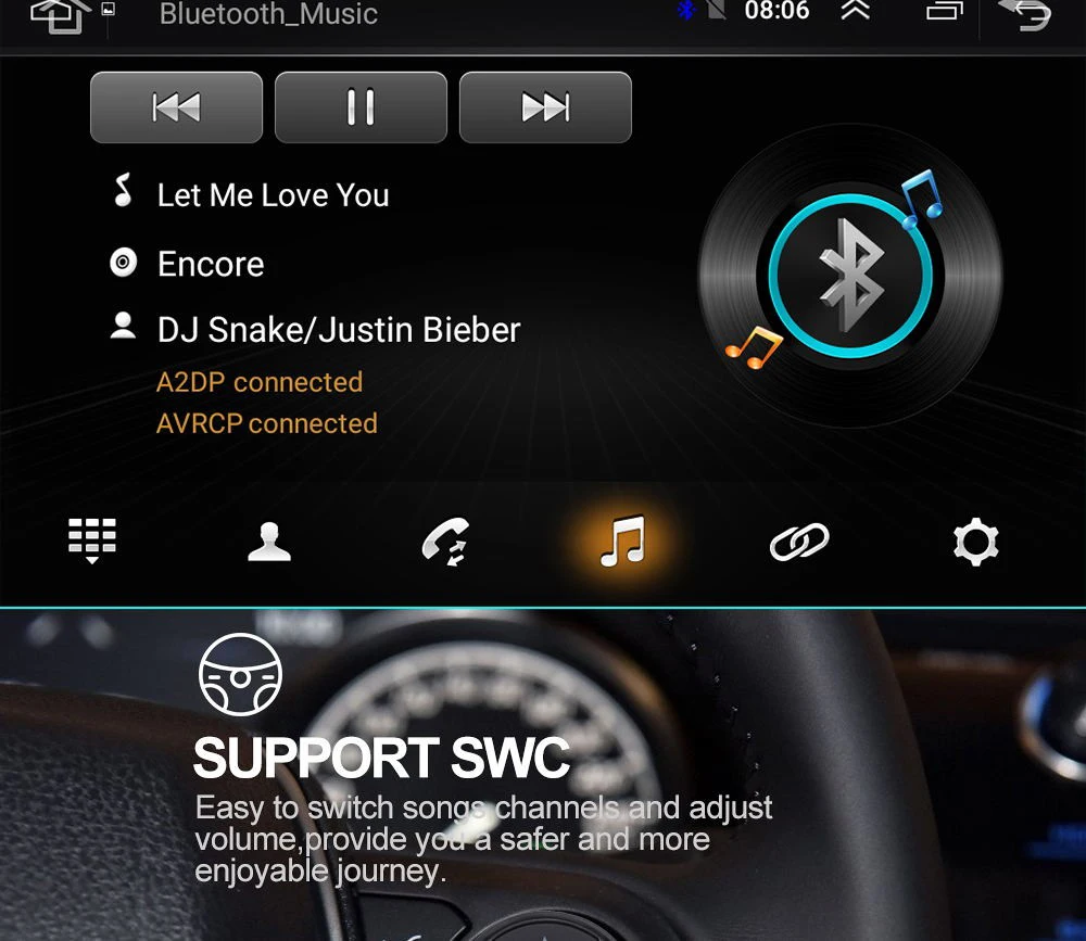 Android 9.1 2G+32G Car Multimedia Player GPS Navigation Bluetooth Radio Player for Toyota Camry 2006 2007 2008 2009 2010 2011