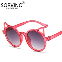 sorvino cat ears childrens sunglasses girls boys fashion outdoor goggles 2021 new kids sun glasses cute baby glasses