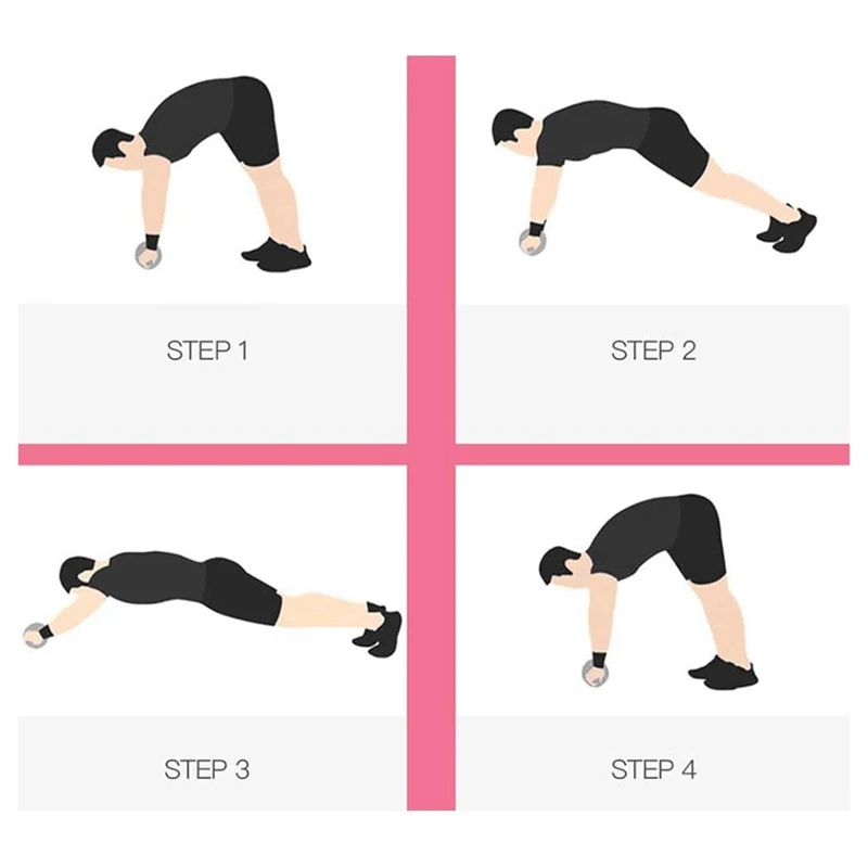 

Abinal Aben Muscles for Men and Women Aben Roller Vest Line Thin Waist Reduction Belly Push-Up Support