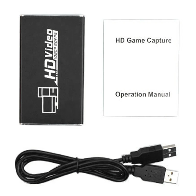 

HDMI Video Capture Card 4K Sn Record USB3.0 1080P 60FPS Game Capture Device Black