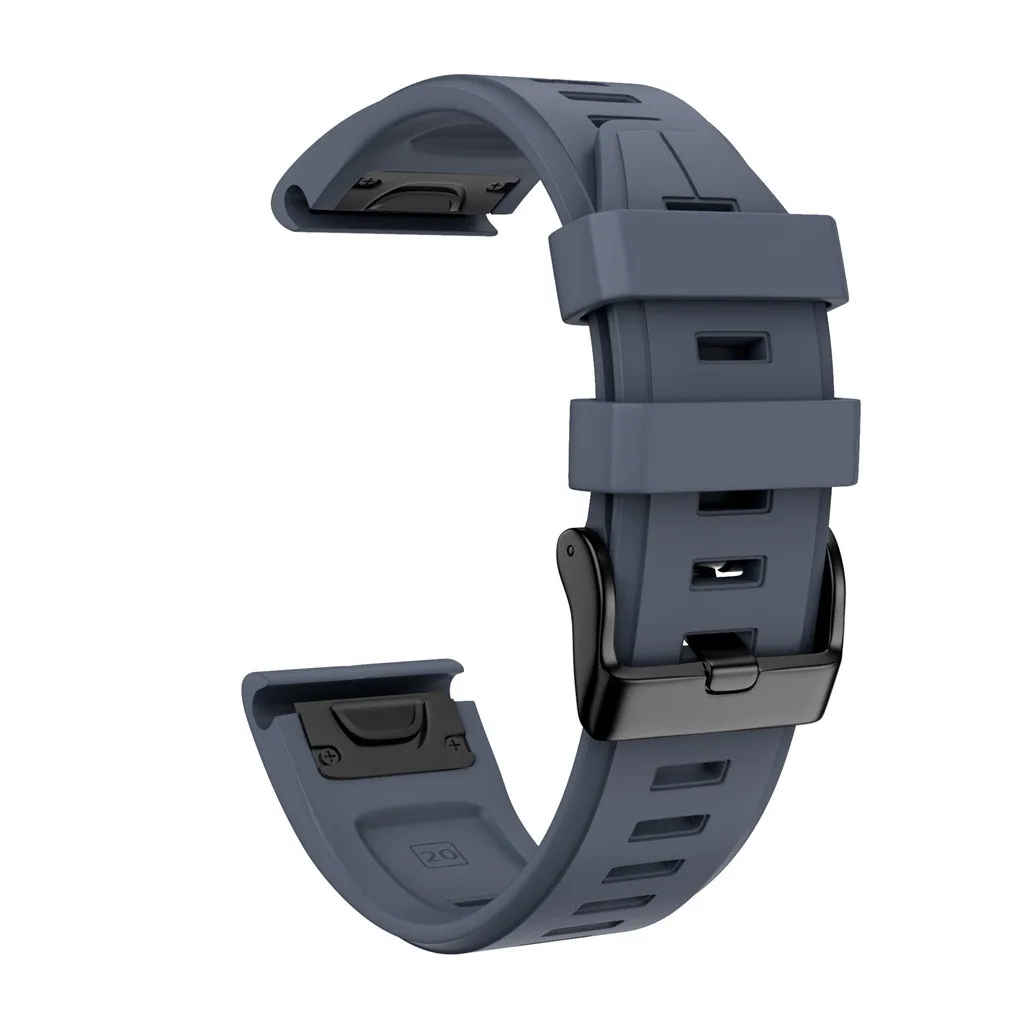 Navy Для Garmin fenix 6 S/6 Spro умный ремень браслет аксессуары замена силиконового смарт-запястья для Garmin fenix 6 S/6 Spro# H15 - Цвет: Navy