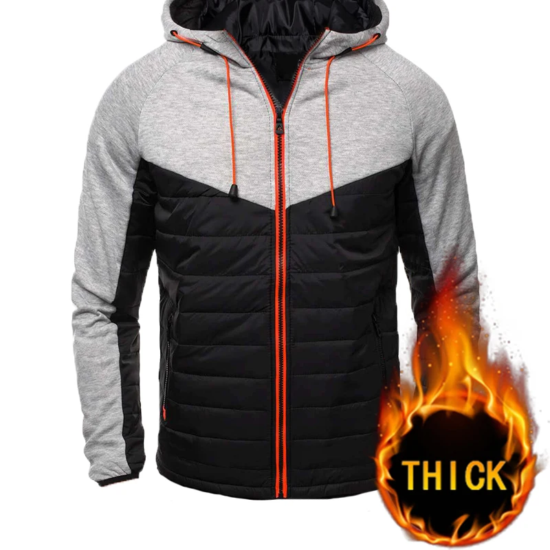 

Мужская хлопковая куртка в стиле хип-хоп, свободная утепленная куртка с хлопковой подкладкой в стиле хип-хоп, устойчивая к холоду и ветру, зи...