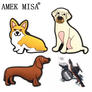 1-4 шт., декоративные подвески для обуви в виде животных