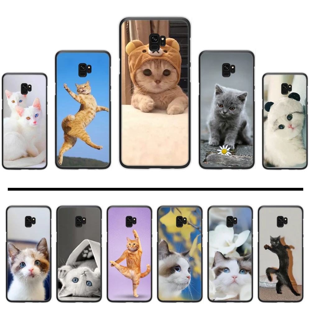 Мягкий милый Блестящий чехол для телефона Samsung Galaxy S5 S6 S7 S8 S9 S10 S10e S20 edge plus