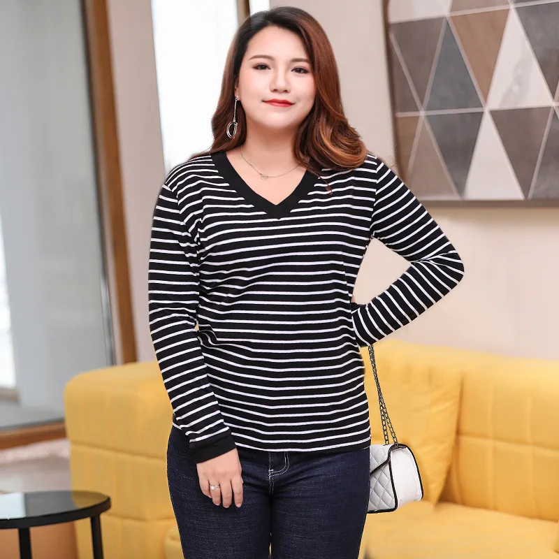 Женская футболка с длинными рукавами Повседневная Свободная черная оборками в