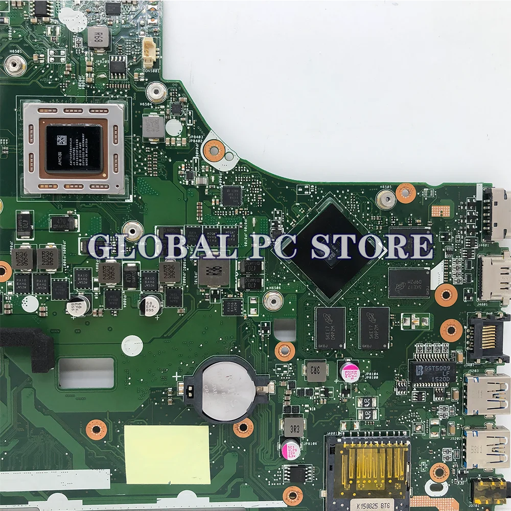 KEFU X550ZE для ASUS VM590Z K550ZE F550ZE A550ZE материнская плата ноутбука X550Z type1 LVDS или type2 EDP A8 A10