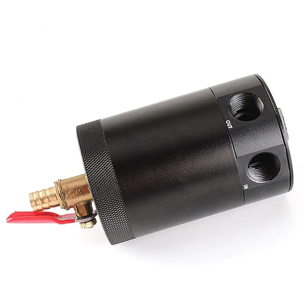 Compact Baffled Oil Catch Can 2 Port hole Ventilating отработанный газ отработанное масло Извлечение
