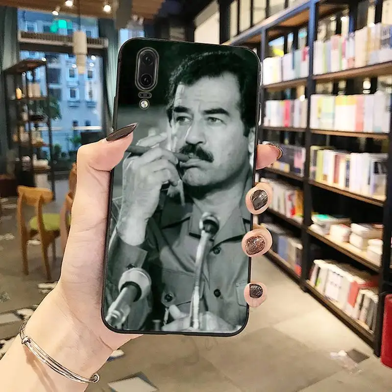 

Arabic Iraq Saddam Hussein pattern high quality luxury Phone Case For Huawei honor Mate P 10 20 30 40 Pro 10i 9 10 20 8 x Lite