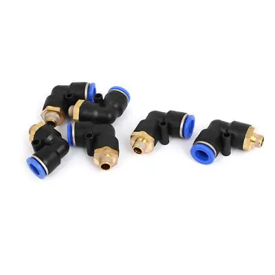 

Трубка 10 мм 1/8BSP с наружной резьбой, воздушные пневматические L-образные быстроразъемные фитинги, 6 шт.