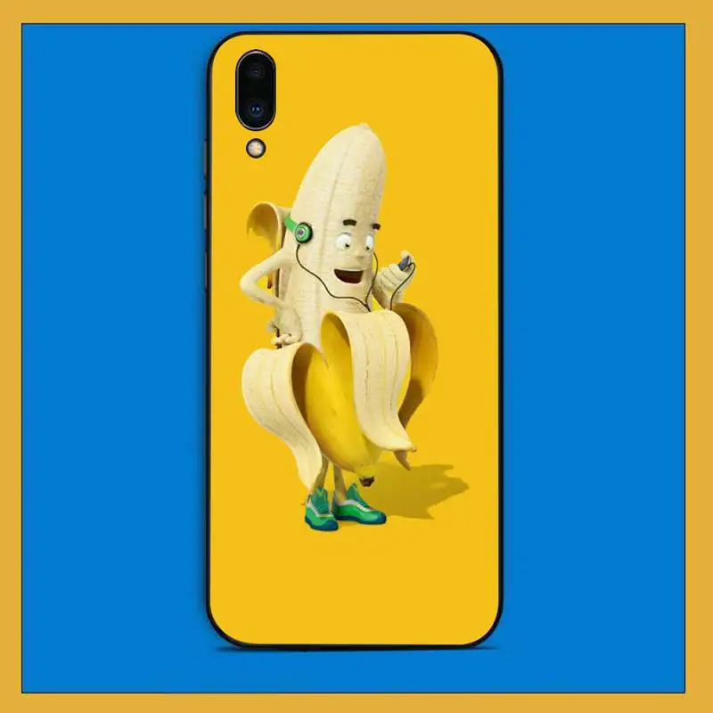 TOPLBPCS смешной банан чехол для телефона Vivo Y91C Y11 17 19 53 81 31 91 55 V17 11i 9 fot oppo|Бамперы| |