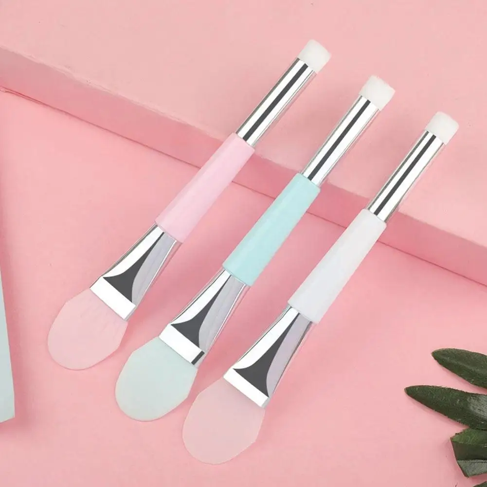 

1pcs Professional Double-ended Makeup Brushes Face Brush Silicone Beauty Brush Stirring Up Diy Make Tool Cosmetic 2021 P8g6