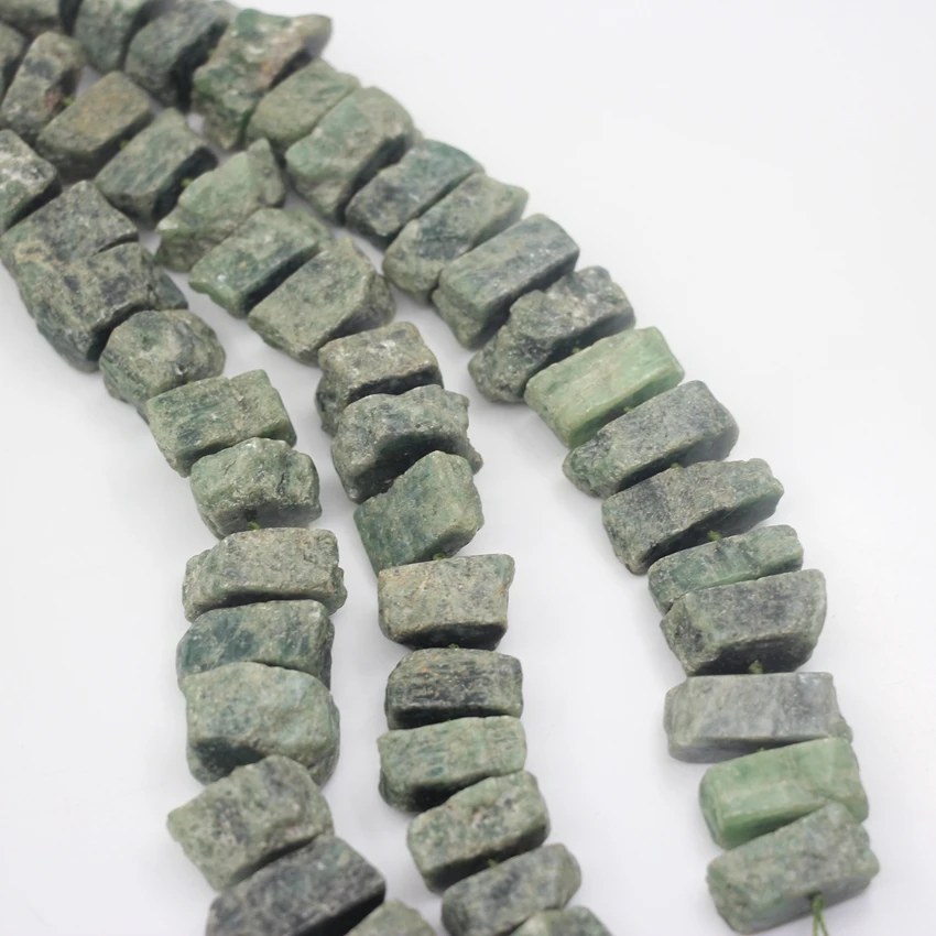 Флуоресцентный необработанный камень незакрепленные бусины с центральным