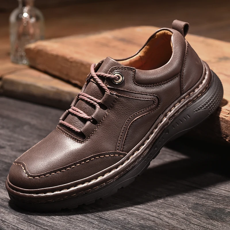 

Деловая обувь из коровьей кожи, Брендовые повседневные мужские лоферы из натуральной кожи, туфли, классические кроссовки