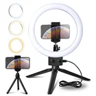 9-дюймовый мини селфи светодиодный светильник для видеосъемки с usb-разъемом штатив подставка для телефона YouTube Live Photo Photography Studio