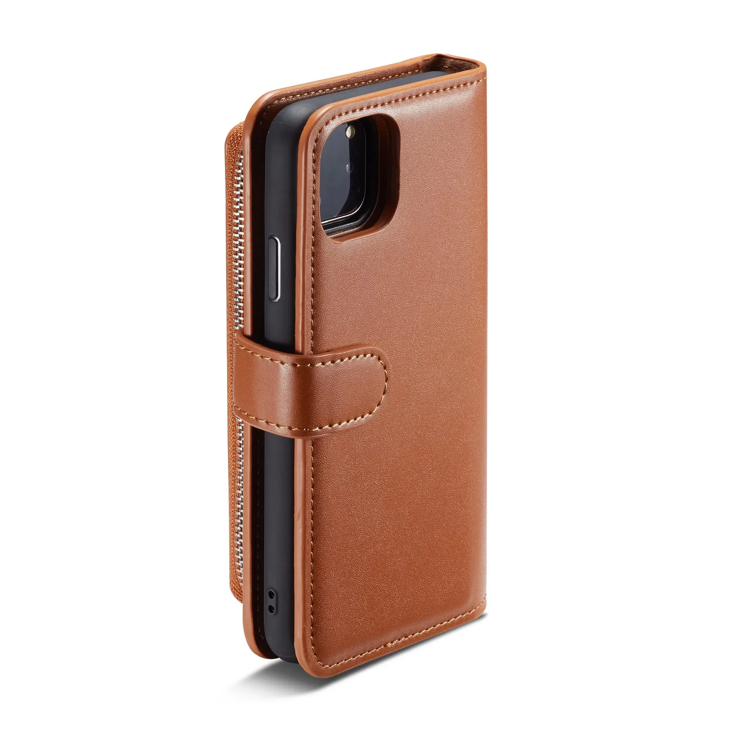 Многофункциональный кошелек на молнии кожаный чехол для iPhone 11 Pro Max X Xs XR 8 7 6