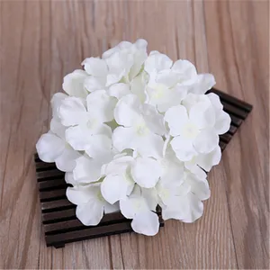 Цветы гортензии шелковые, искусственные, 1 шт.