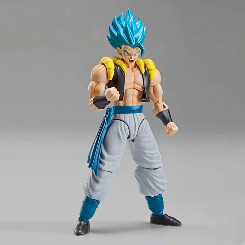

Original Bandai Model Figure-rise Standard Anime Dragon Ball Super Saiyan Blue Hair Gogeta Assembled Model Toy Birthday Gift
