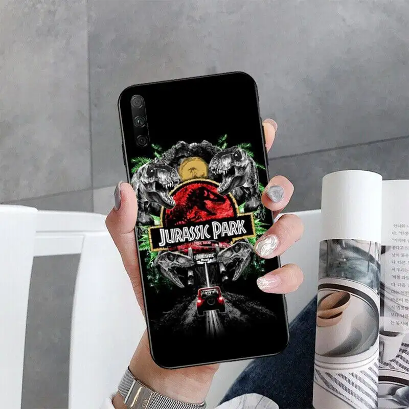 Мягкий чехол HPCHCJHM для телефона Huawei Honor 30 20 10 9 8 8x 8c v30 Lite view pro с динозавром из парка