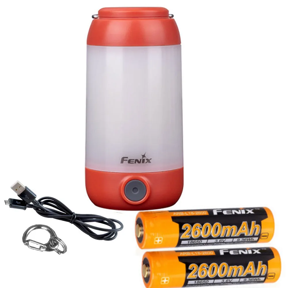 Fenix CL26R 400 люмен белый и красный светодиодный перезаряжаемый фонарик для кемпинга