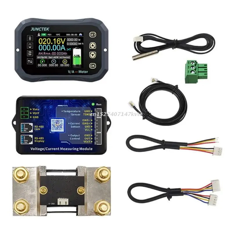 

Battery Coulometer 120V 600A Coulomb Meter With OVP/OTP/LVP/OPP/OCP/NCP Voltage Current Power Meter Tester Temp Dsiplay