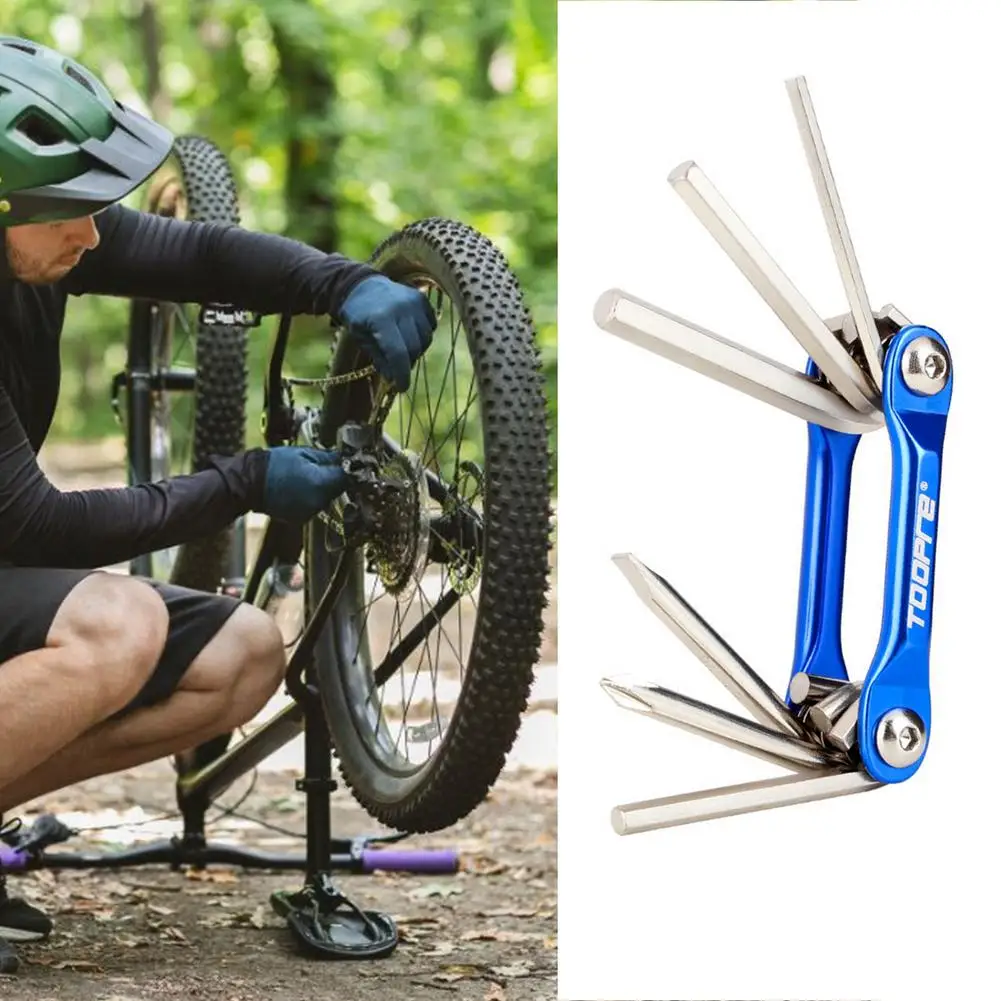 

Folding Hex Wrench Metal Metric Allen Wrench Set Slotted Screwdriver Hex Key Wrenches Allen Keys Hand Tool Portable Set