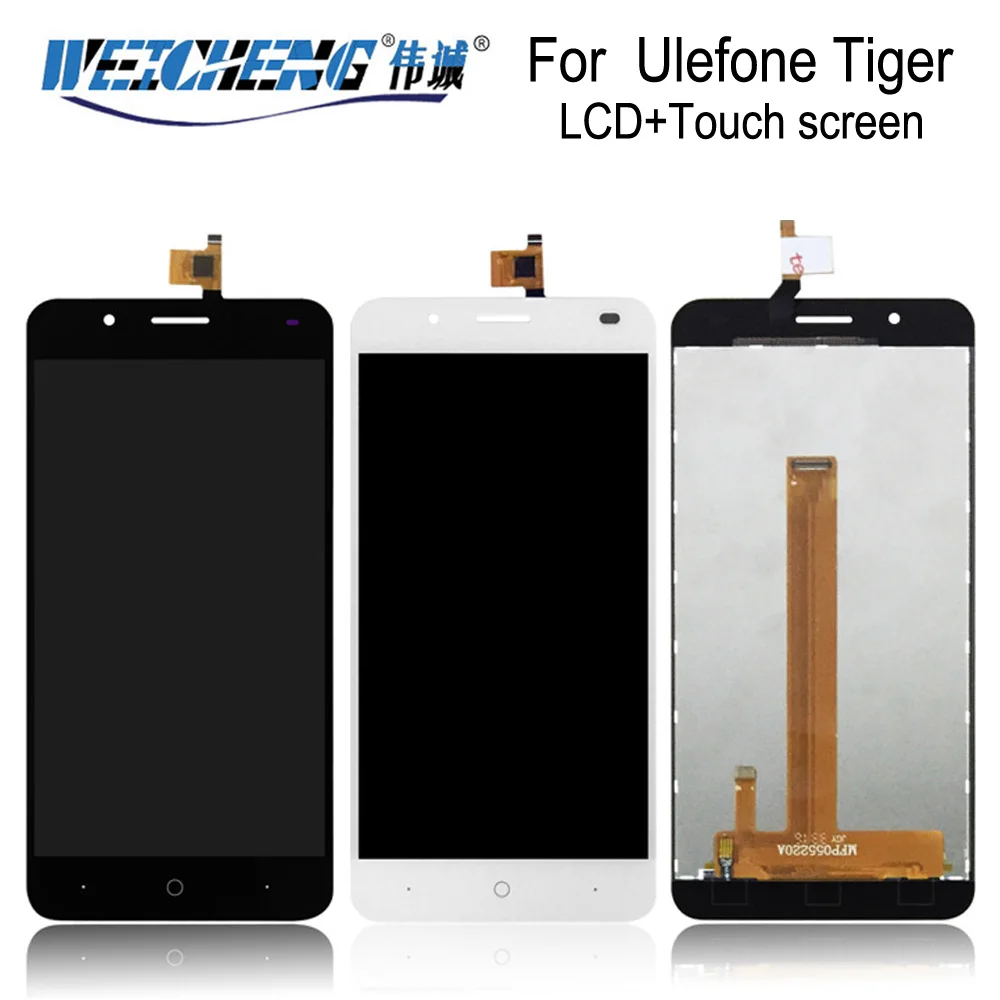 ЖК-дисплей для Ulefone Tiger ЖК-экран с сенсорным дигитайзером замена ЖК-дисплея