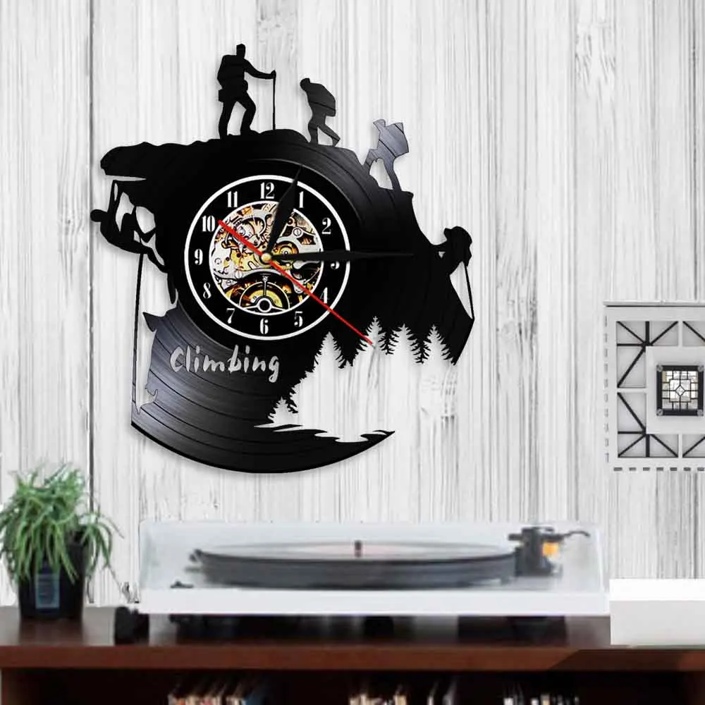 Настенные 3d часы для скалолазания не тикающие уличные спортивные настенные с