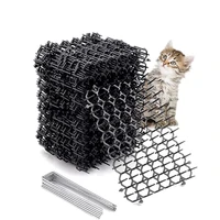 12pcs garden cat mat safe plastic spike stab anti cat prickle strips cat dog repellent mat pet homeoutdoor garden supplies