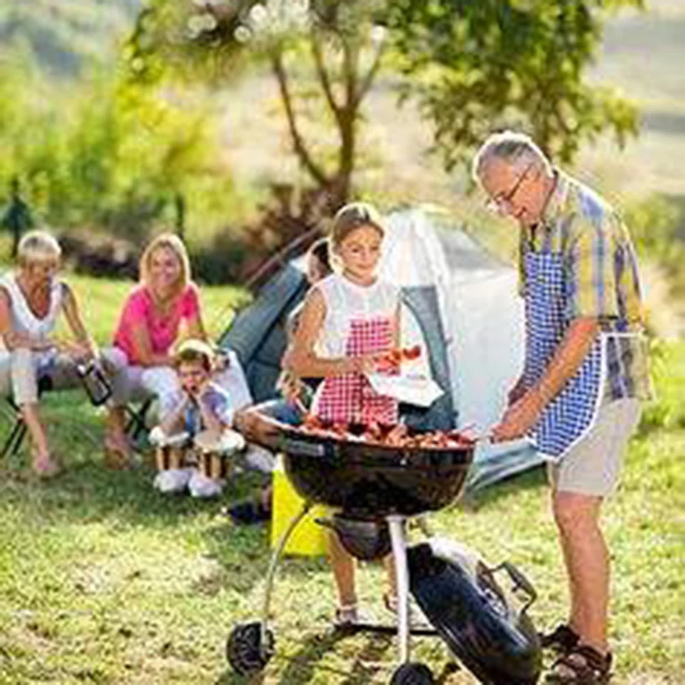 Инструменты для барбекю на открытом месте Suit портативные вилки из нержавеющей