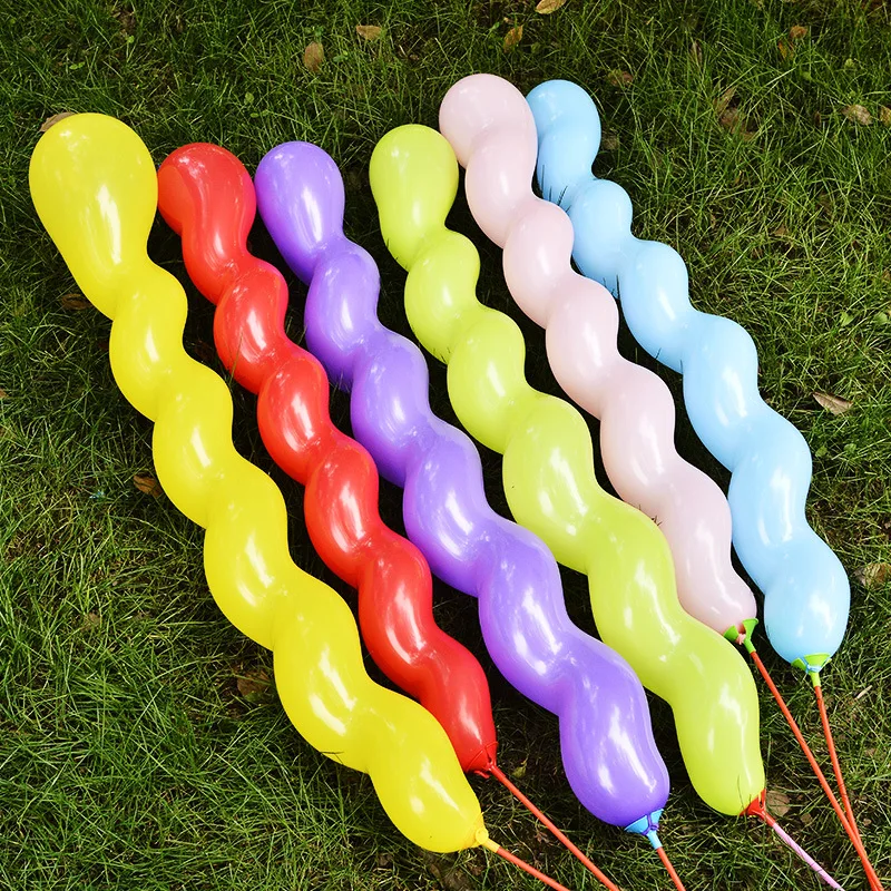 50 шт./упак. новые модные гигантские резиновые гелевые спиральные латексные