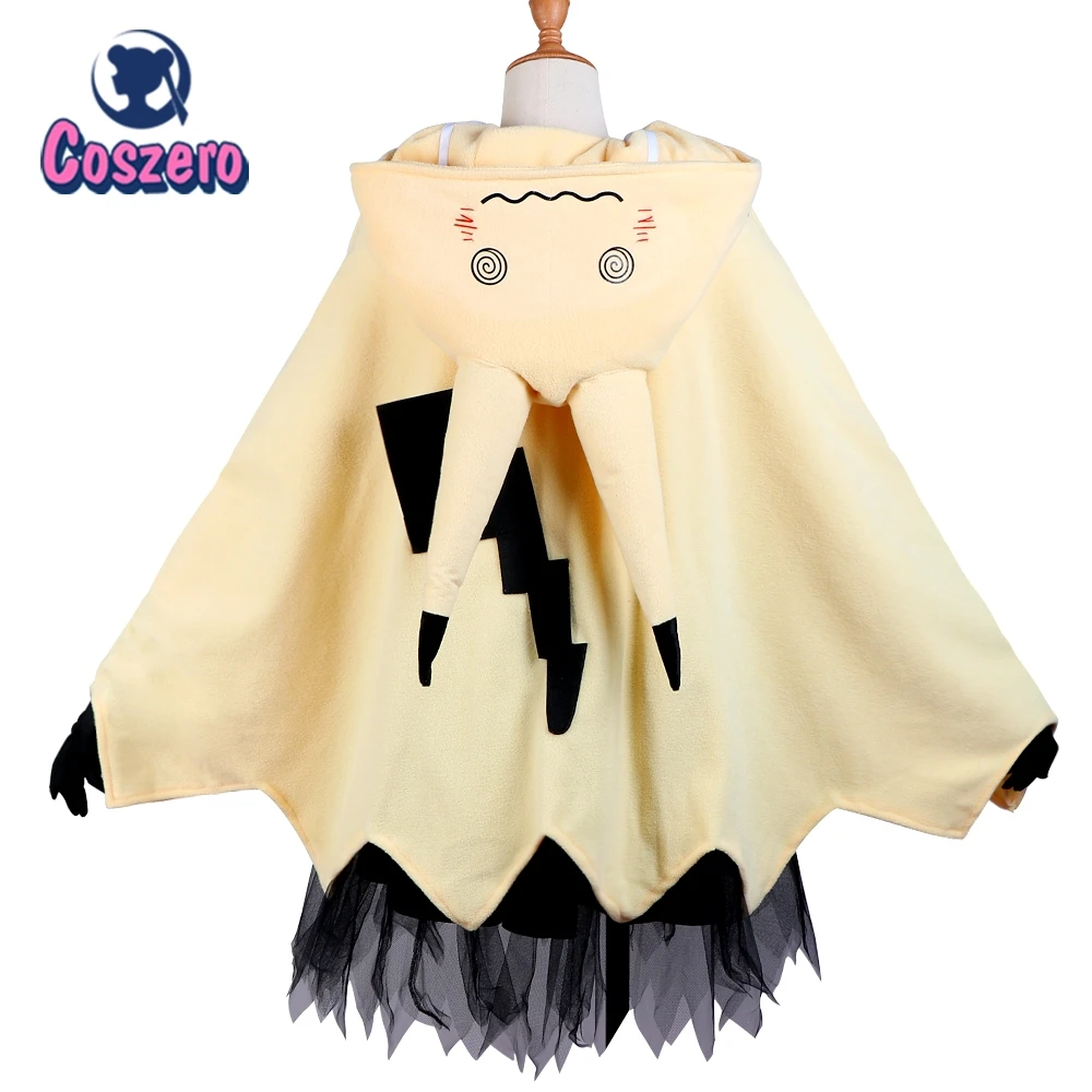 Mimikyu мультфильм костюм женская пижама Плащ аниме платье Хэллоуин плащ для