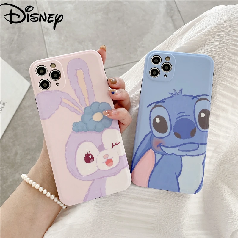 

Disney Couple Cartoon Cute Stitch Star Delu Phone Case Cover for iPhone7/8P/SE/X/XR/XS/XSMAX/11PROMAX/12Pro/12mini/12promax