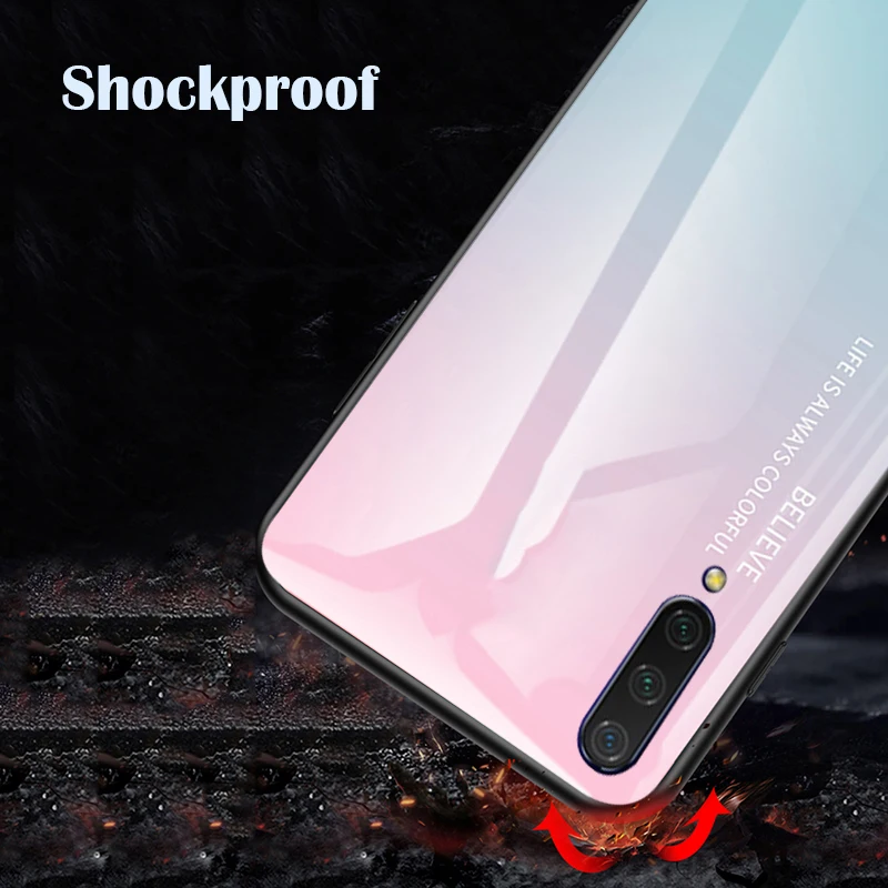 Для huawei honor 9X Премиум-чехол градиентный чехол из закаленного стекла для 9x pro 8X
