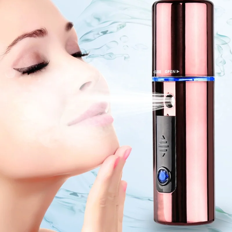 Kemei женский вапоризатор спа лица нано туман спрей портативный увлажняющий