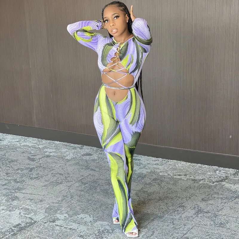 

Jumpsuits Women's 2021 The New Long-sleeved One-piece Sexy Fashion Slim And Hip-lifting Trousers Trendy
