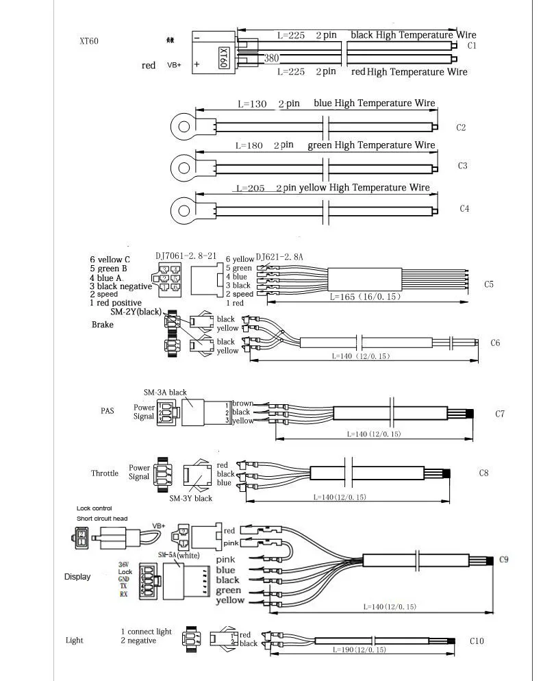 9 Mosfet контроллер KT подходит для 36/48V 250/350/500W электрический велосипед с бесщеточным двигателем постоянного тока мотор для центрального движения Синусоидальная волна для е-байка программист