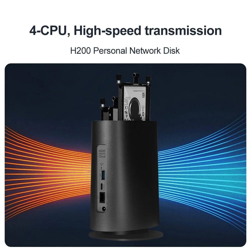 HIKVISON 2-bay NAS мобильный-сеть H200 дистанционной поддержки 2 5 дюймов HDD SDD Смарт USB USB3.0