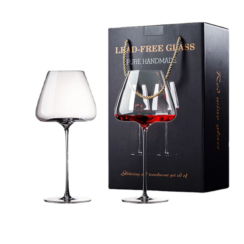 

Luxury Creative Wine Glass Fashion Nordic Art Wine Glass Goblet Glass Gift Boxes Packaging Copa De Vino Shot Glasses BC50JB