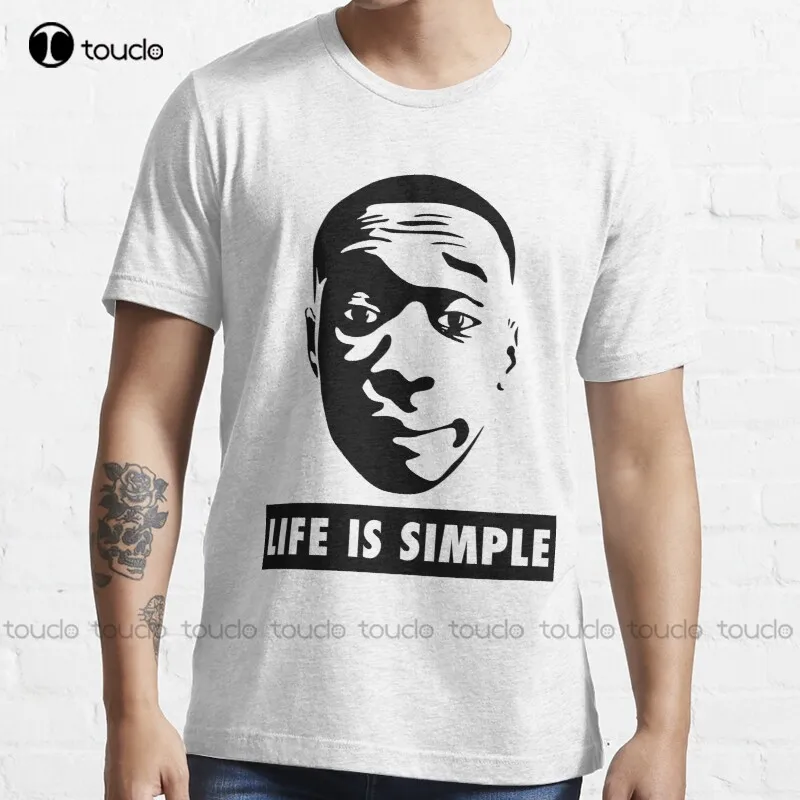 

New Khaby Lame Life Is Simple T-Shirt Cotton Tee Shirt S-5Xl