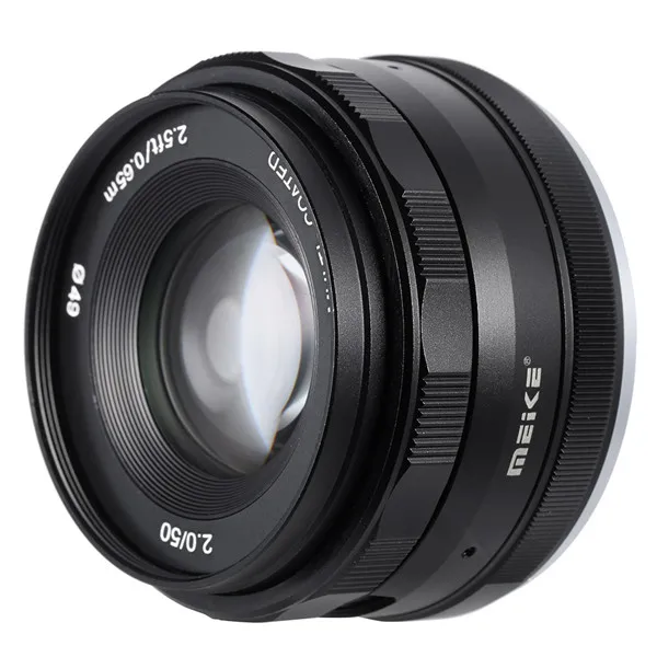 Meike MK-50mm F2.0 Micro 4/3-ручной объектив с большой диафрагмой беззеркальный камеры |