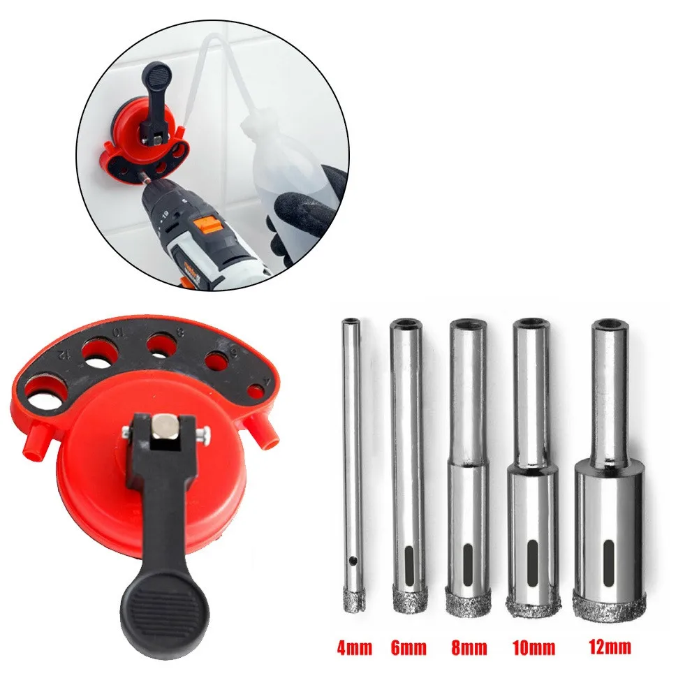 

4/6/8/10/12MM Drill Bits Tile Diamond Drill Bit Glass Granite Marble Natural Stone Set Drill Bit 4-12mm Air Tool Sets