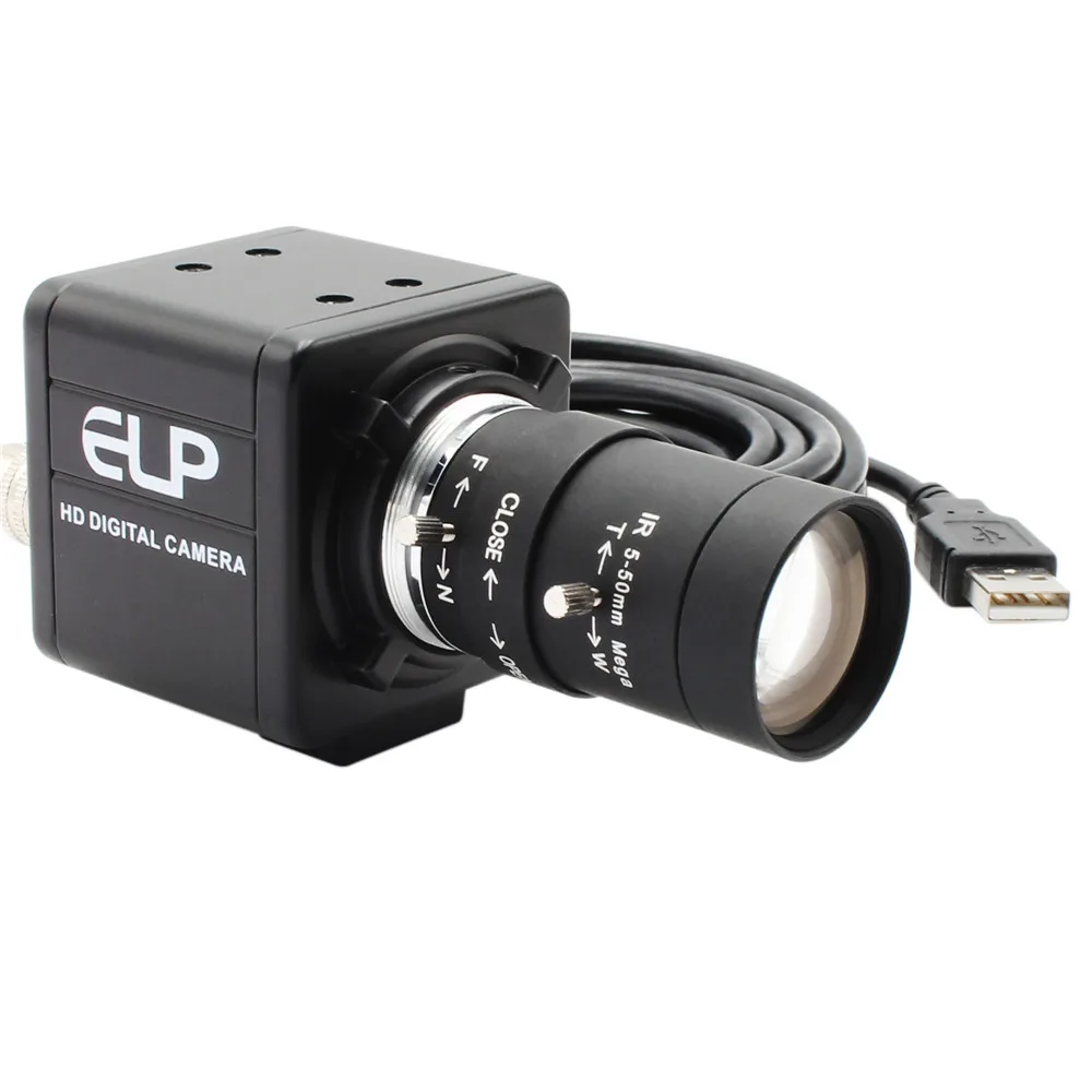 Usb веб камера ELP 4K CS 5 50 мм/2 8 12 мм с вариофокальным объективом зум usb для системы windows