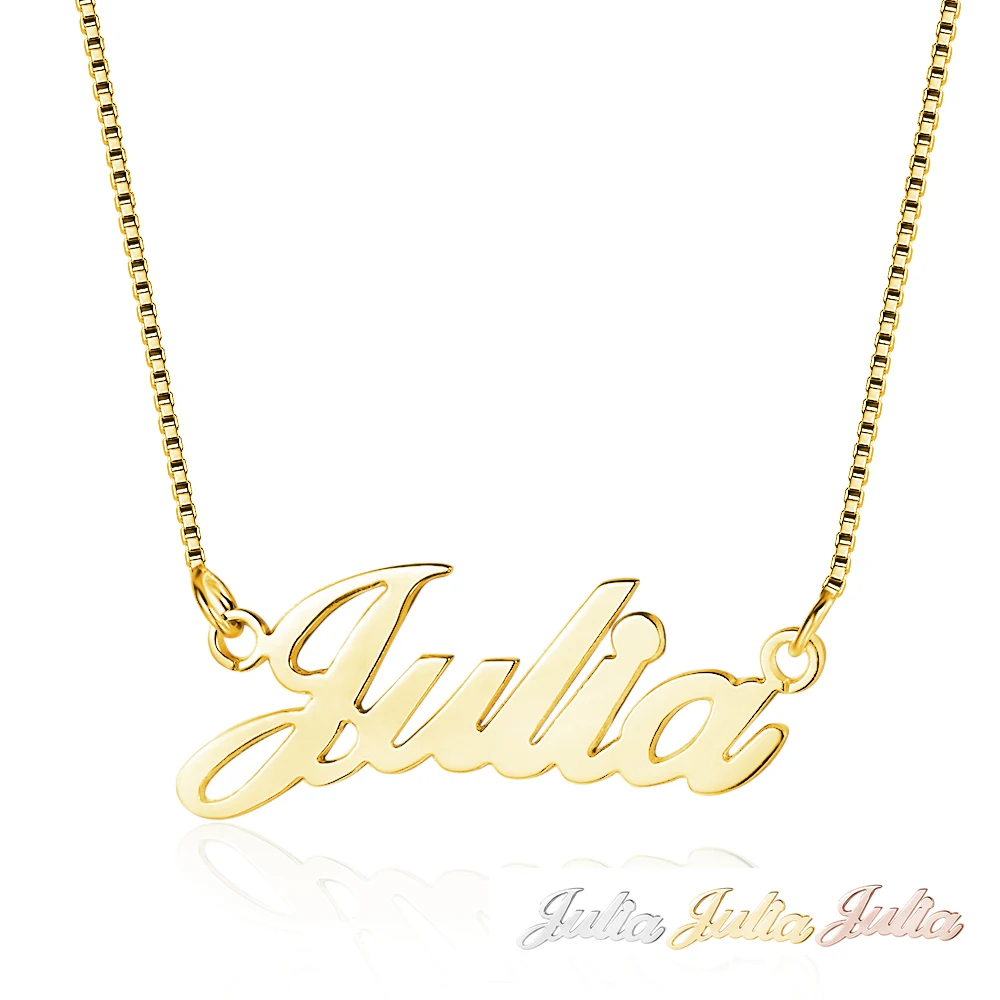 Ожерелье с кулоном из серебра 925 пробы надписью на русском языке|girl friend gifts|gift