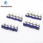 Миниатюрный тумблер, однополюсный, двухпозиционный, ВКЛ.ВЫКЛ., 14 В переменного тока, 6a, MTS-102 дюйма, монтаж 103, 202, 203, 5 шт.