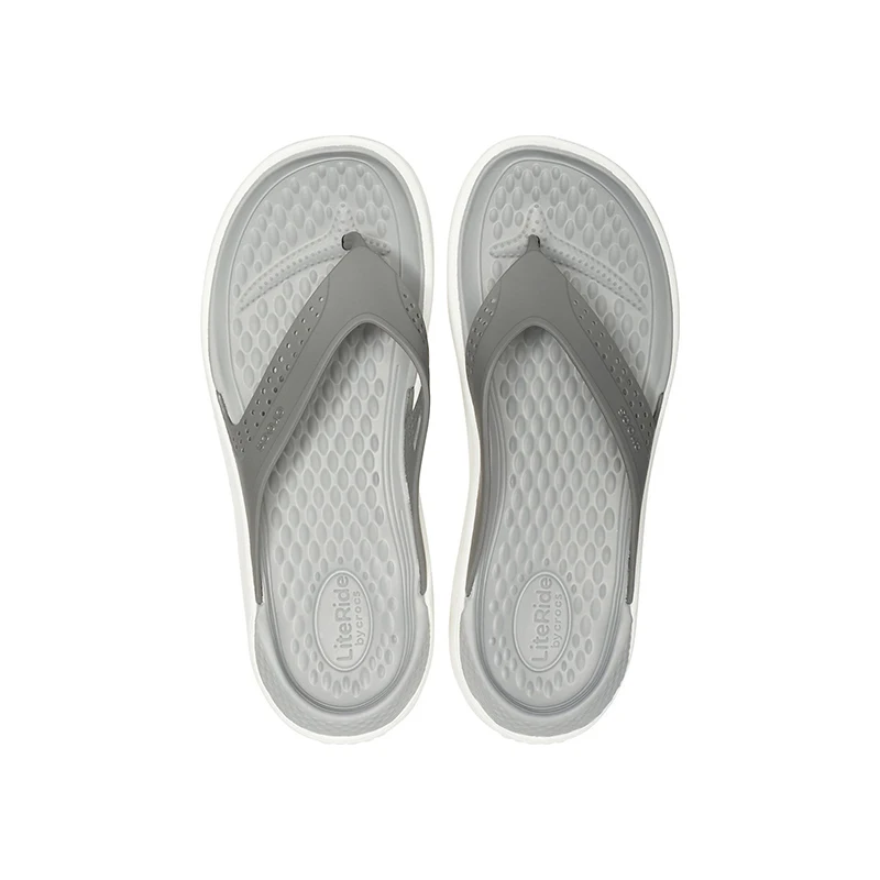CROCS LiteRide Flip UNISEX for male female man's summer shoes woman's TmallFS rubber slippers | Обувь