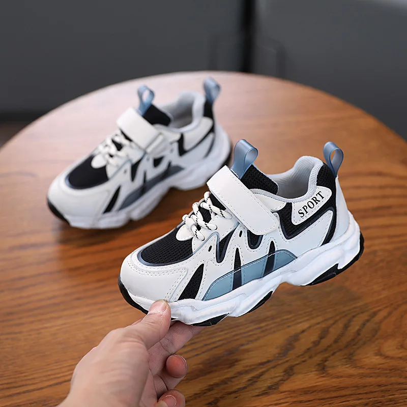 Кроссовки детские дышащие сетчатые спортивная обувь для бега повседневные SH112 |