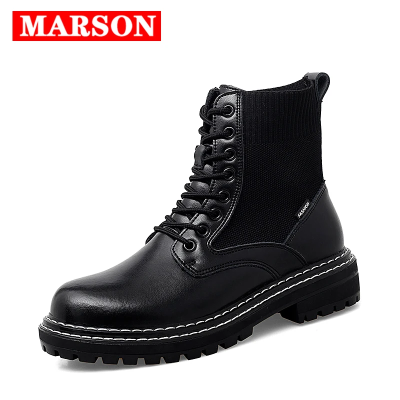 2020 модная мужская обувь в стиле панк мотоциклетные Ретро ботильоны повседневные