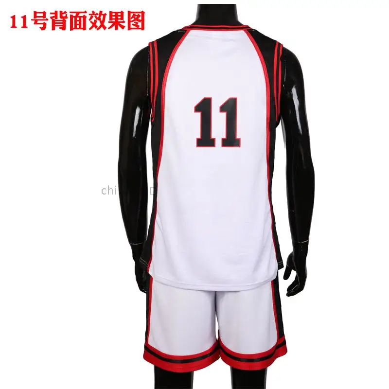 Аниме! Баскетбольная майка Kuroko's Seirin Number 11 баскетбольная Kuroko Tetsuya 10 Kagami Taiga топы +