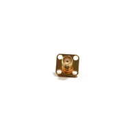 1pc sma female jack rf coax connector 4 hole panel mount straight rg402141 goldplated new wholesale