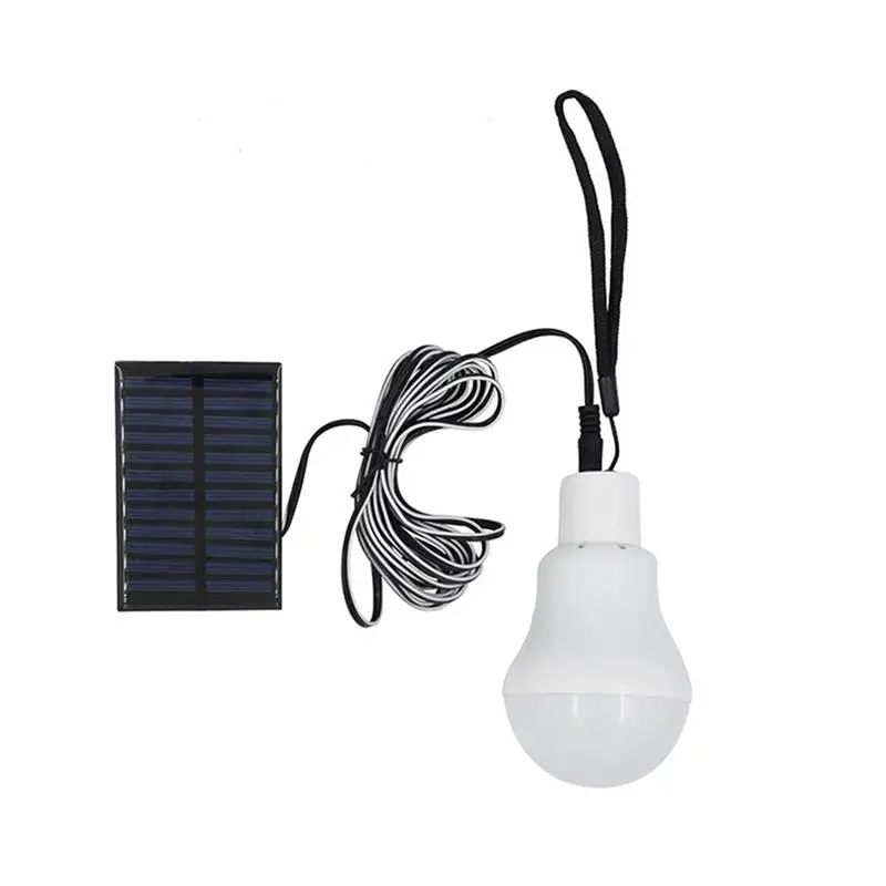 

Charged Solar Energy Light LED Solar Panel Powered Emergency Bulb Outdoor Garden Camping Tent Fishing Light For Outdoor Camping
